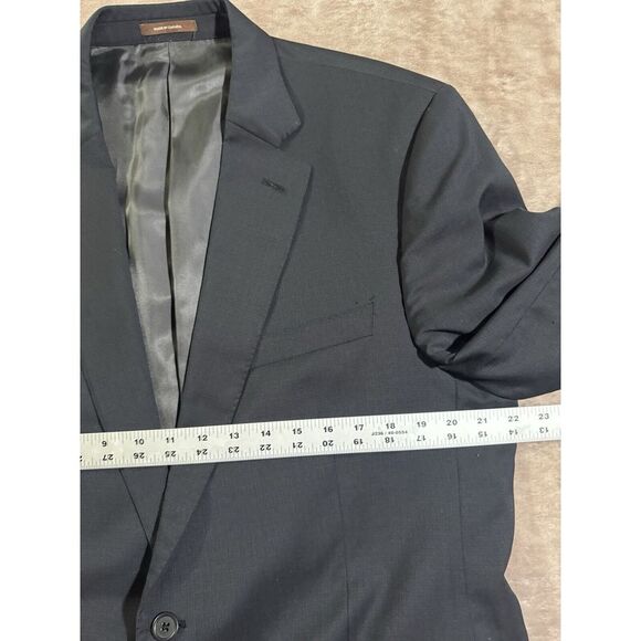 Peter Millar Mens 2‎ Button Blazer Jacket Wool Long Sleeve Size 44 - Picture 7 of 11